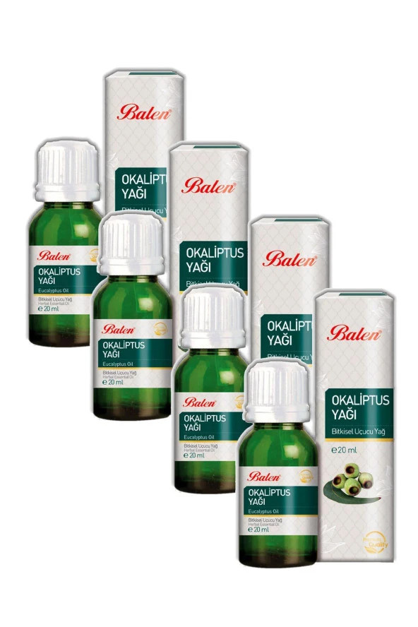 Balen Okaliptüs Yağı Distilasyon 20 ml 4 Adet ürün görseli 1