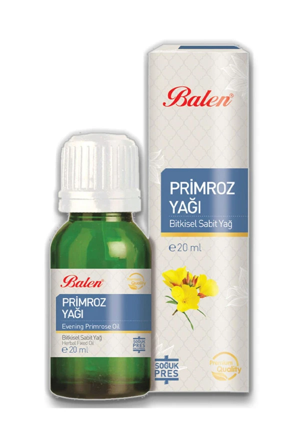 Balen Primroz Yağı Soğuk Pres 20 ml ürün görseli 1