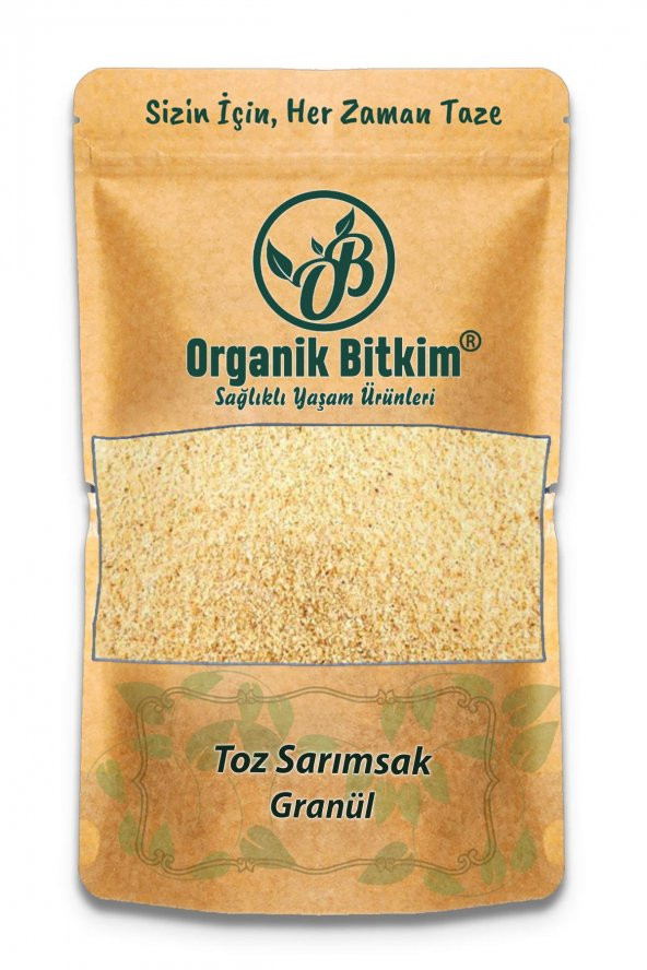 Organik Bitkim Sarımsak Tozu (Granül Sarımsak) 250 gr ürün görseli 1