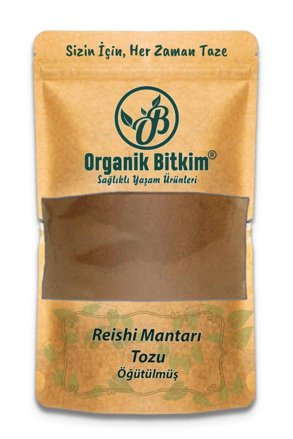 Organik Bitkim Reishi Mantarı Tozu (Ganoderma Lucidum) 1000 gr ürün görseli 1