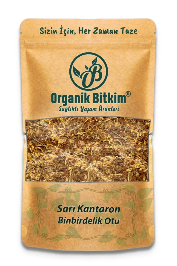 Organik Bitkim Sarı Kantaron Çiçeği - Binbirdelik Otu 150 gr ürün görseli 1