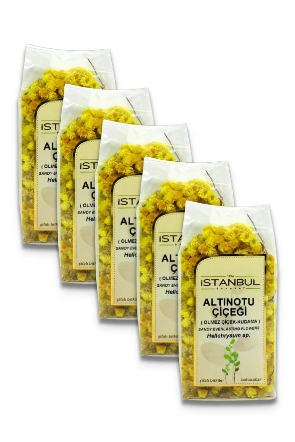 İstanbul Baharat Altınotu Çiçeği (Ölmez Çiçek-Kudama) 5x20 gr ürün görseli 1