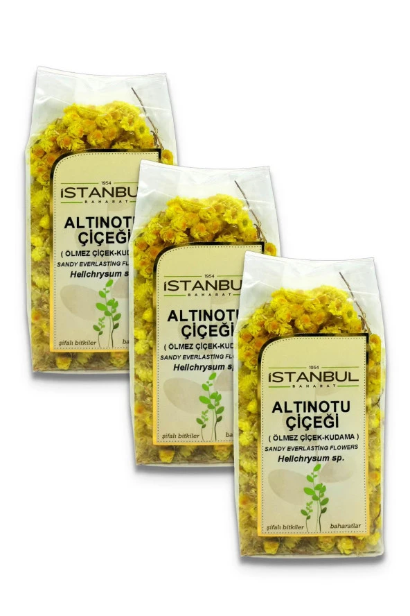 İstanbul Baharat Altınotu Çiçeği (Ölmez Çiçek-Kudama) 3x20 gr ürün görseli 1