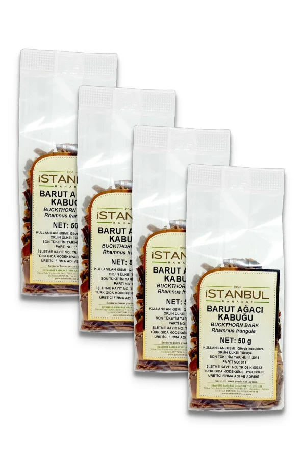 İstanbul Baharat Barut Ağacı Kabuğu 4x50 gr ürün görseli 1