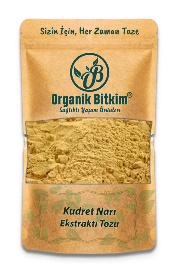 Organik Bitkim Kudret Narı Ekstraktı Tozu 100 gr ürün görseli 1