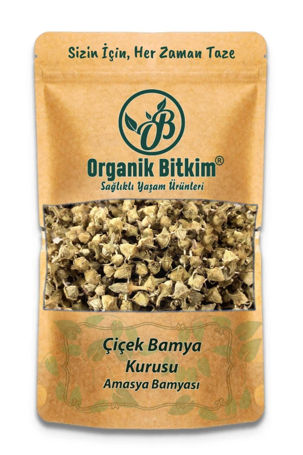 Organik Bitkim Çiçek Bamya Kurusu (Amasya Bamyası) 500 gr ürün görseli 1