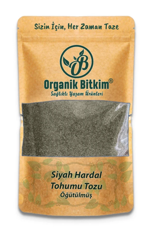 Organik Bitkim Toz Siyah Hardal Tohumu 250 gr ürün görseli 1