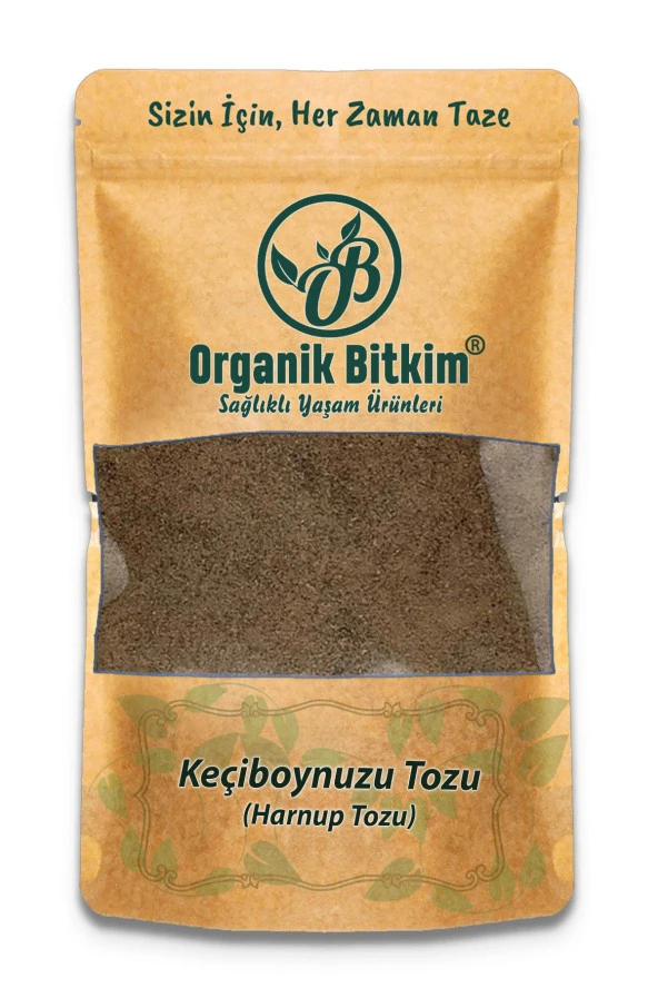 Organik Bitkim Keçiboynuzu Tozu (Harnup Tozu) 500 gr ürün görseli 1