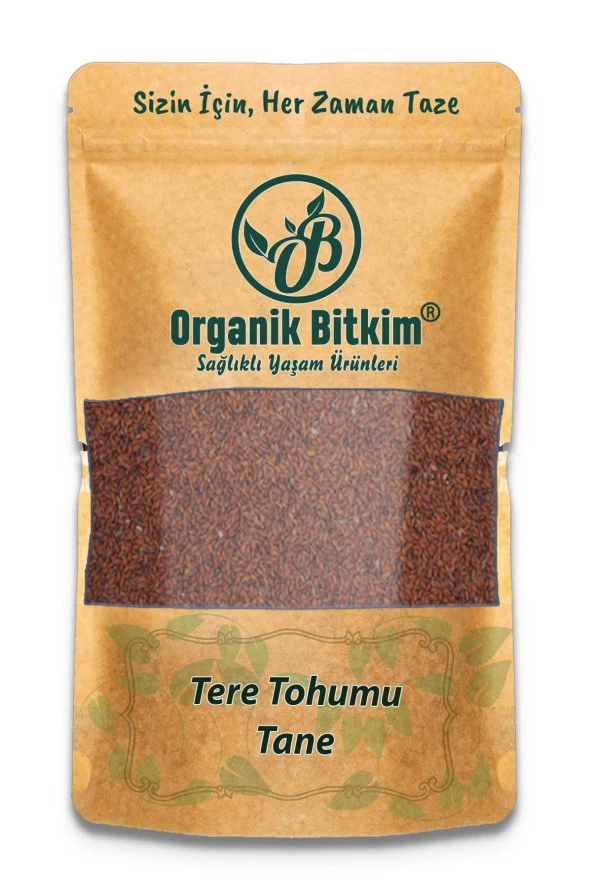 Organik Bitkim Tane Tere Tohumu 250 gr ürün görseli 1