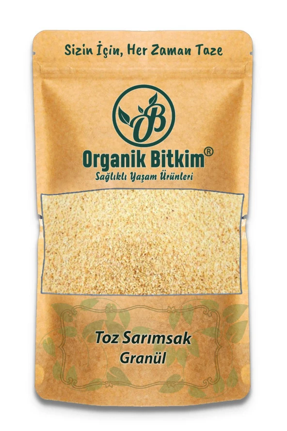 Organik Bitkim Sarımsak Tozu (Granül Sarımsak) 500 gr ürün görseli 1