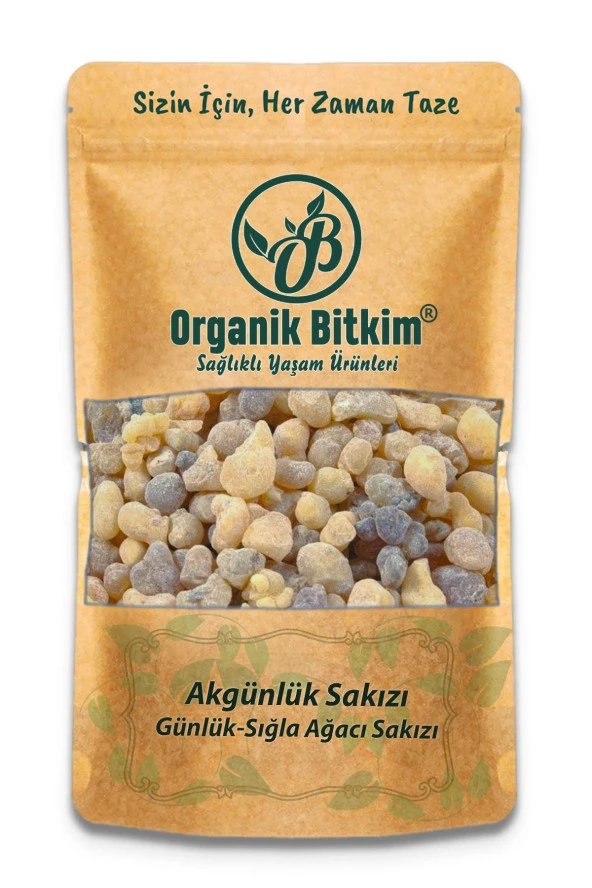 Organik Bitkim Akgünlük Sakızı (Günlük-Sığla Ağacı Sakızı) 1 kg ürün görseli 1