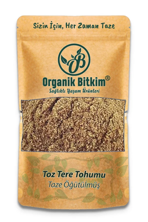 Organik Bitkim Toz Tere Tohumu (Öğütülmüş) 500 gr ürün görseli 1