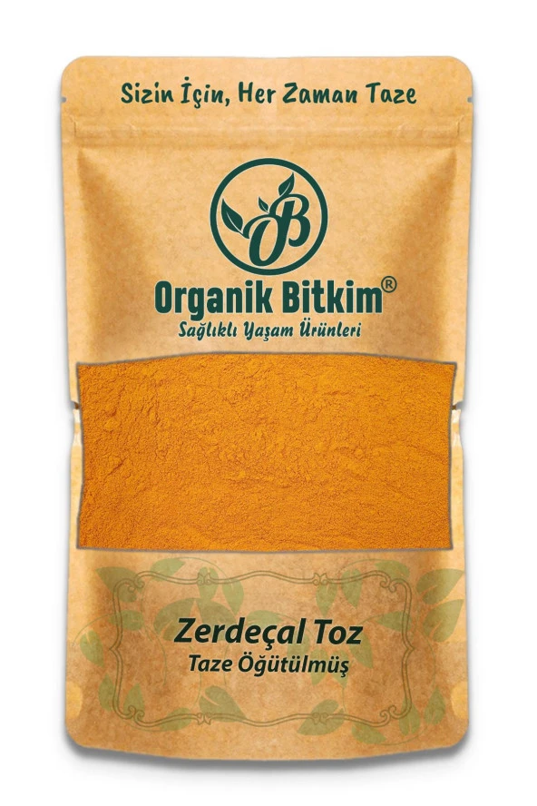 Organik Bitkim Zerdeçal Toz (Öğütülmüş) 250 gr ürün görseli 1