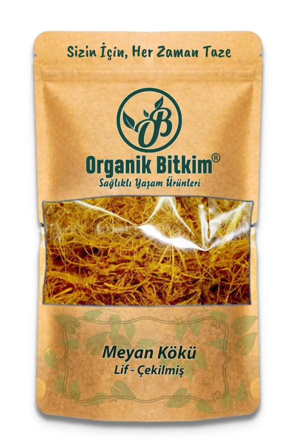 Organik Bitkim Meyan Kökü Lif-Sıyrılmış 500 gr ürün görseli 1