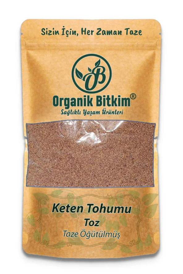 Organik Bitkim Keten Tohumu Toz 1000 gr ürün görseli 1