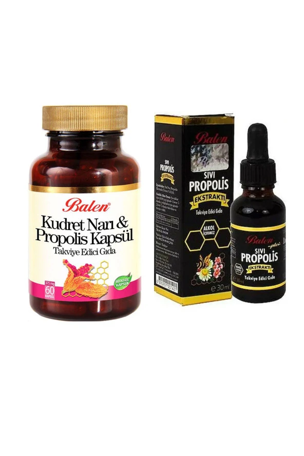 Balen Kudret Narı Kapsülü+Sıvı Propolis Ekstraktı 30 ml ürün görseli 1