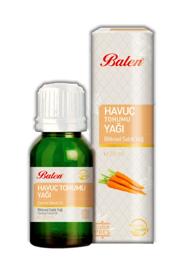 Balen Havuç Tohumu Yağı (Soğuk Pres) 20 ml ürün görseli 1