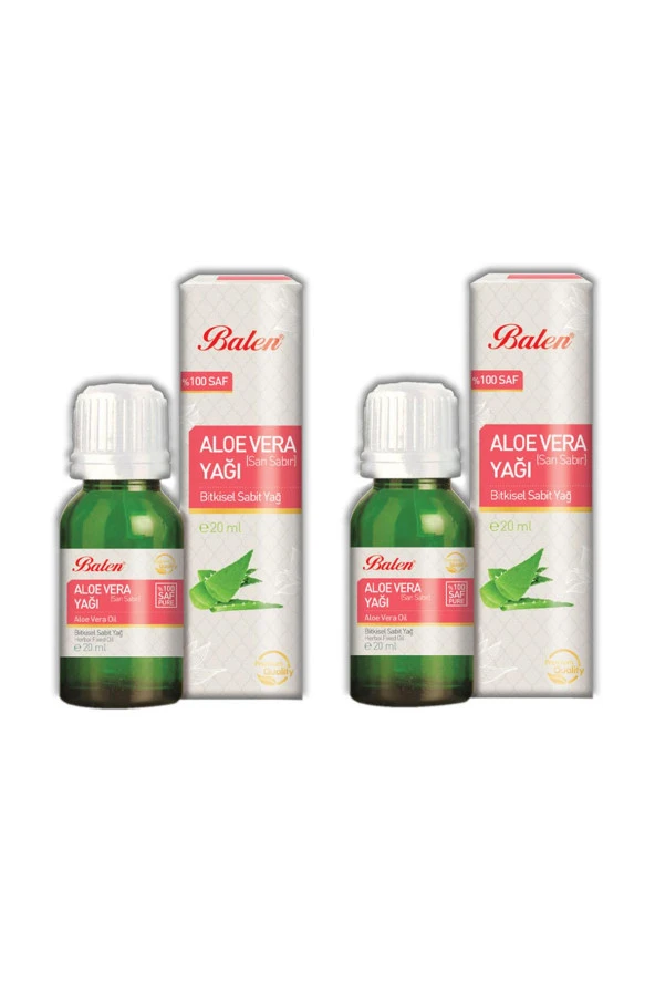 Balen Aloe Vera (Sarı Sabır) Yağı Maserasyon 20 ml 2 Adet ürün görseli 1