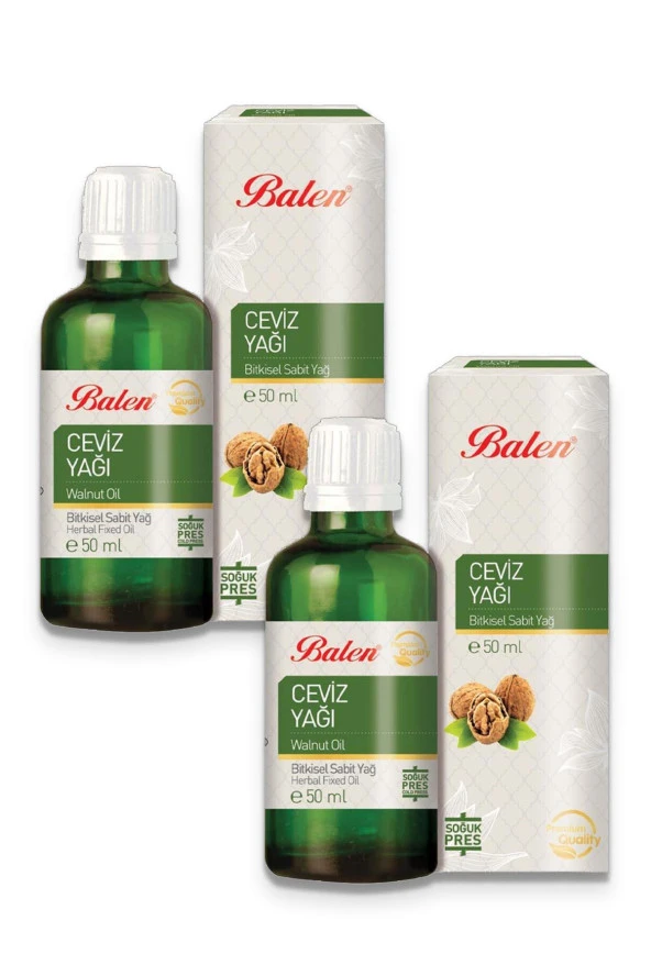 Balen Ceviz Yağı Soğuk Pres 50 ml 2 Adet ürün görseli 1