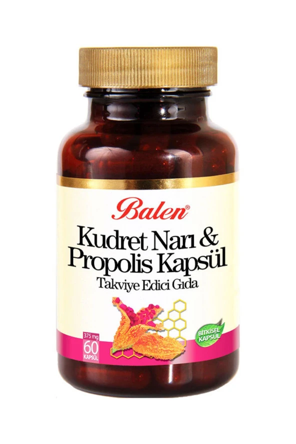 Balen Kudret Narı & Propolis Kapsül 375 mg 60 Kapsül ürün görseli 1
