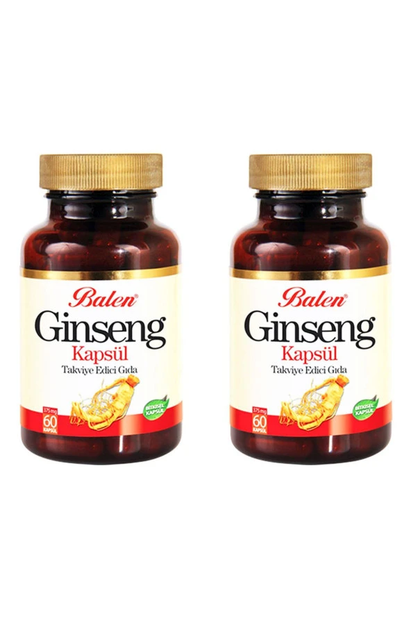 Balen Kırmızı Gınseng 375 MG 60 Kapsül 2 Adet ürün görseli 1