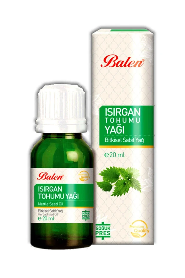Balen Isırgan Tohumu Yağı Soğuk Pres 20 ml ürün görseli 1