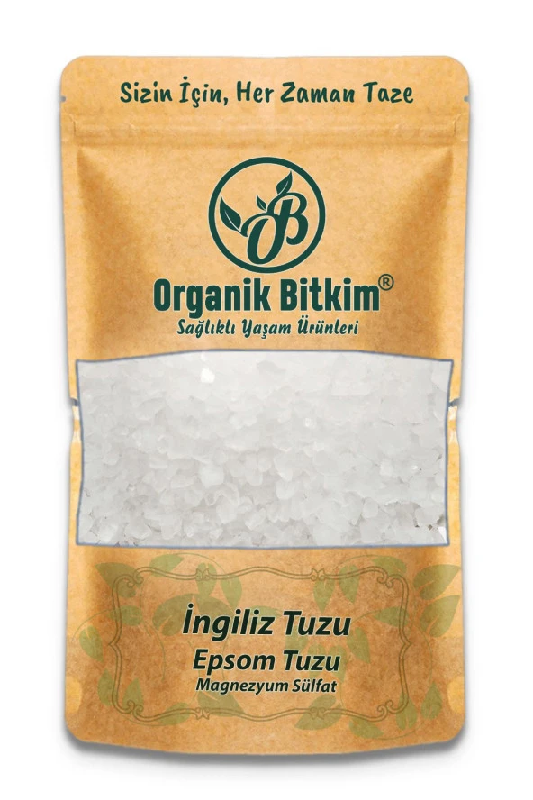 Organik Bitkim İngiliz Tuzu Epsom Tuzu 200 gr x 2 Adet ürün görseli 1