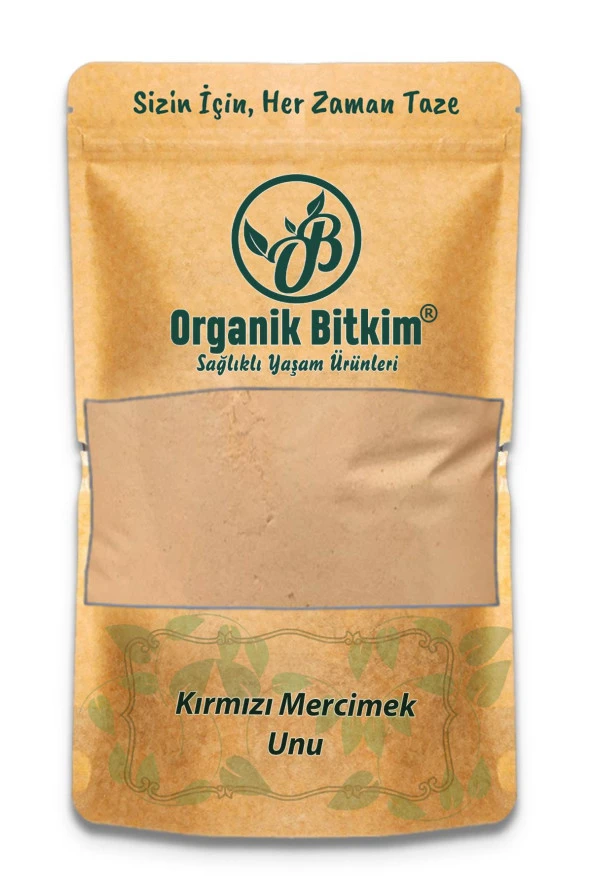 Organik Bitkim Mercimek Unu (Kırmızı Mercimek Un) 250 gr ürün görseli 1