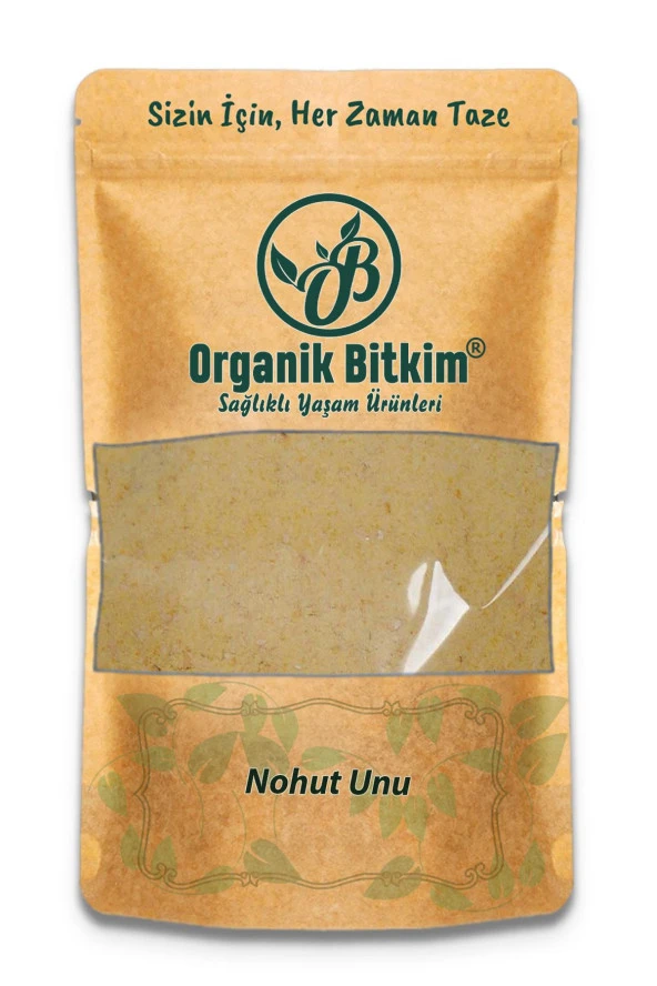 Organik Bitkim Nohut Unu (Yerli Nohut Unu) Taze Çekilmiş 1000 gr ürün görseli 1