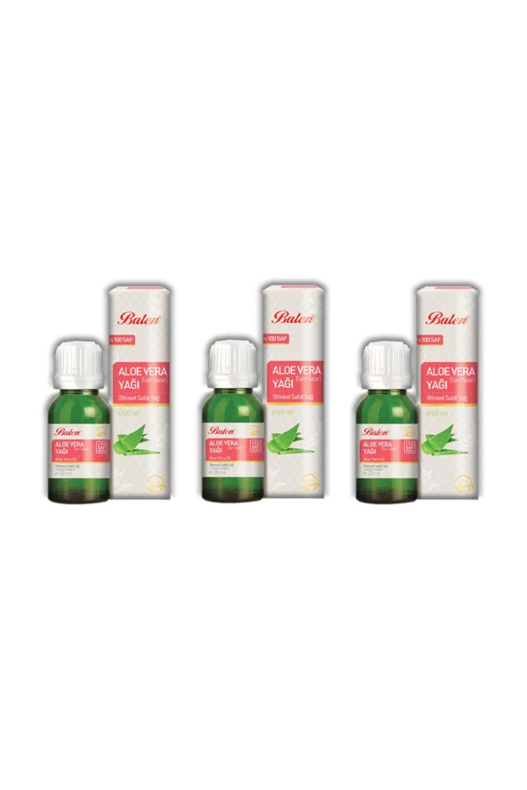 Balen Aloe Vera (Sarı Sabır) Yağı Maserasyon 20 ml 3 Adet ürün görseli 1