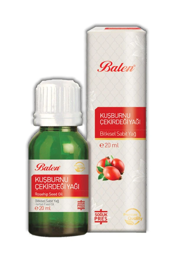 Balen Kuşburnu Çekirdeği Yağı Soğuk Pres 20 ml ürün görseli 1