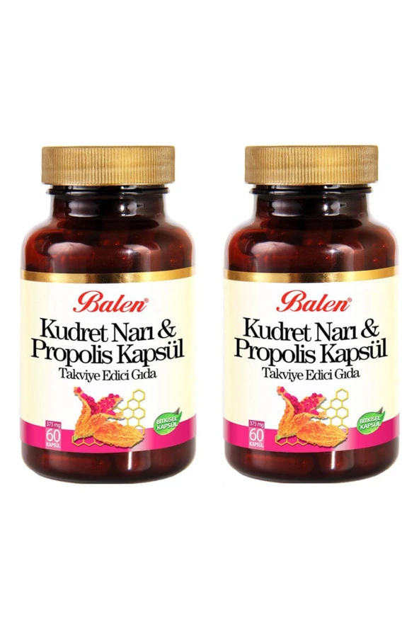 Balen Kudret Narı & Propolis Kapsül 375 mg 60 Kapsül 2 Adet ürün görseli 1