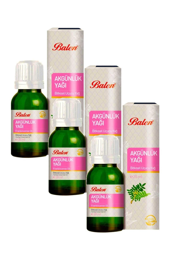Balen Akgünlük-Sığla Ağacı Yağı (Distilasyon) 20 ml 3 Adet ürün görseli 1