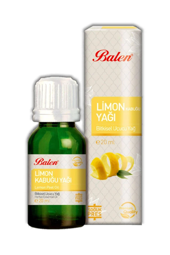 Balen Limon Kabuğu Yağı Soğuk Pres 20 ml ürün görseli 1