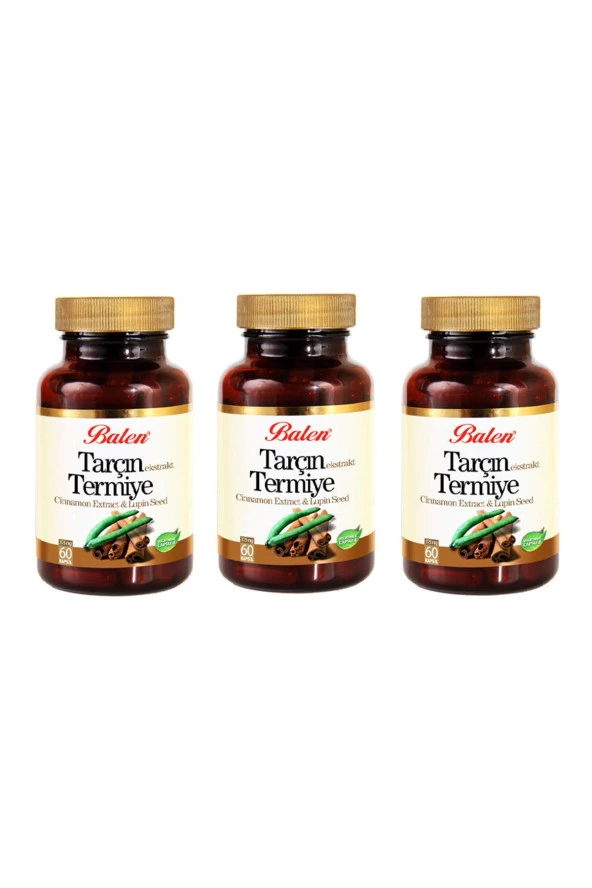 Balen Tarçın-Termiye 375 Mg 60 Kapsül 3 Adet ürün görseli 1