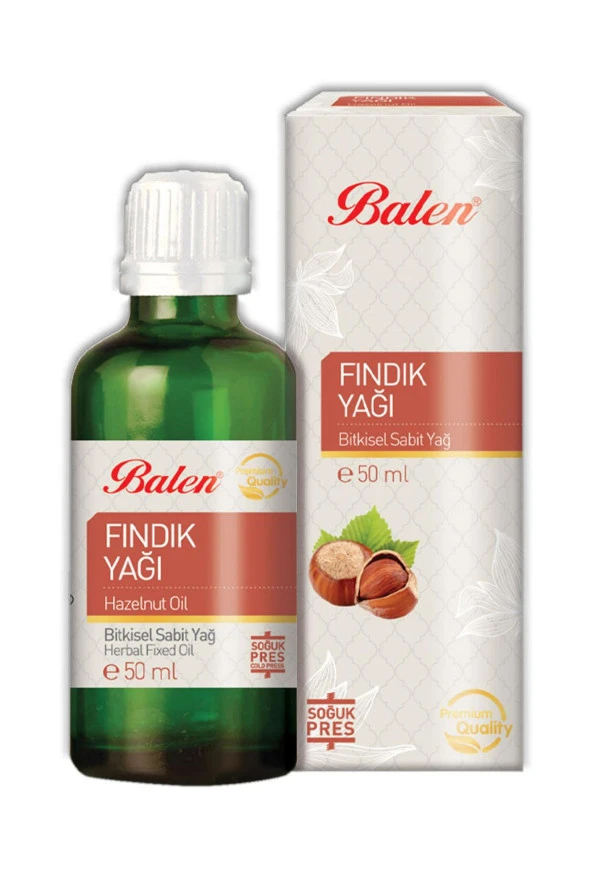 Balen Fındık Yağı Soğuk Pres 50 ml ürün görseli 1
