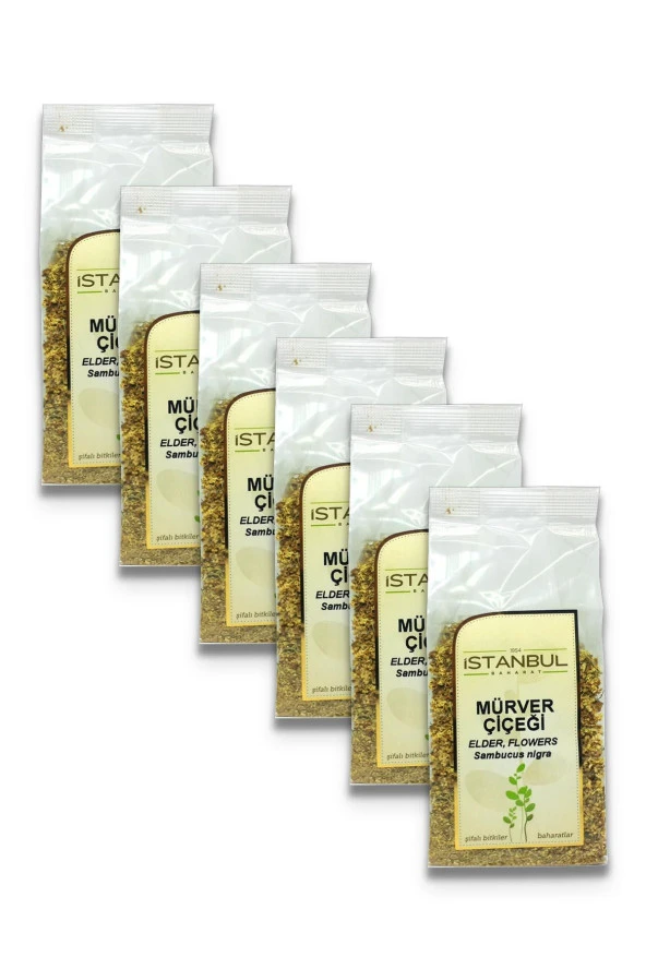 İstanbul Baharat Mürver Çiçeği 50 gr x 6 Adet ürün görseli 1