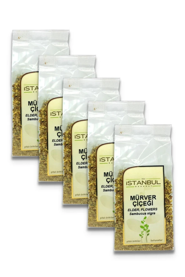 İstanbul Baharat Mürver Çiçeği 50 gr x 5 Adet ürün görseli 1