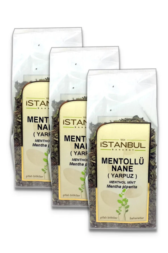 İstanbul Baharat Mentollü Nane (Yarpuz) 40 gr x 3 Adet ürün görseli 1