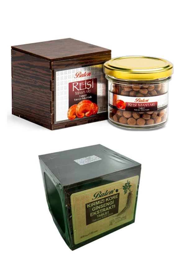 Balen Reishi Mantarı (Ganoderma Lucidum)+Kırmızı KORE Gınseng ürün görseli 1