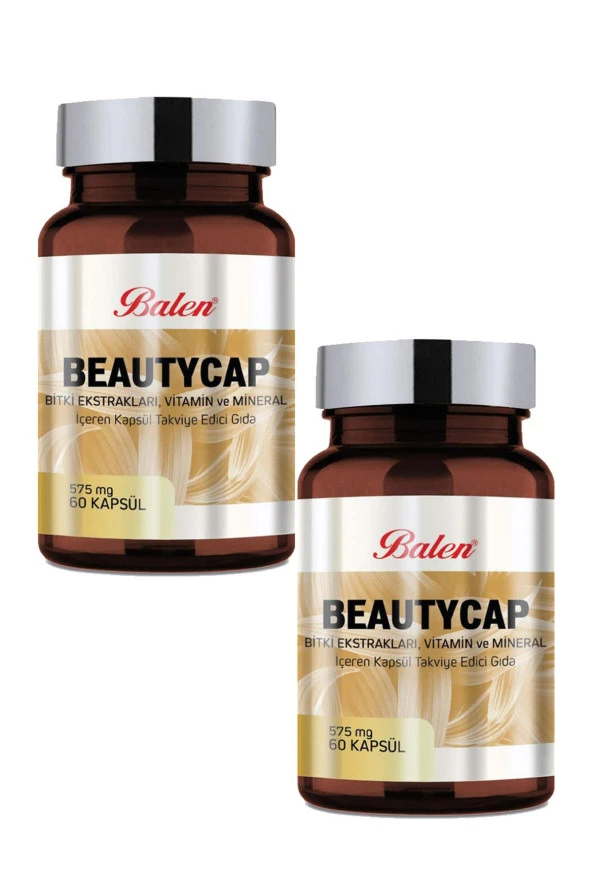 Balen Beautycap Bitki Ekstraktı-Vitamin-Mineral 60 Kapsül x 2 Adt ürün görseli 1