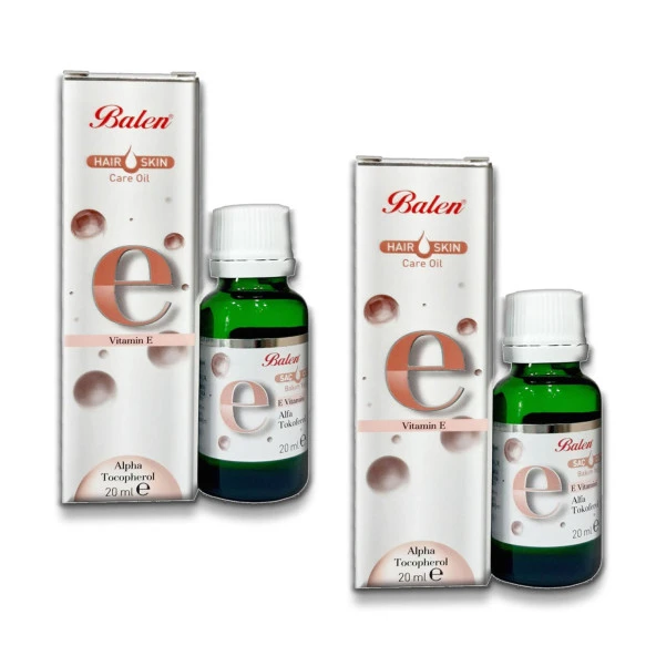 Balen E Vitamin E Alpha Tocopherol 20 ml x 2 Adet ürün görseli 1