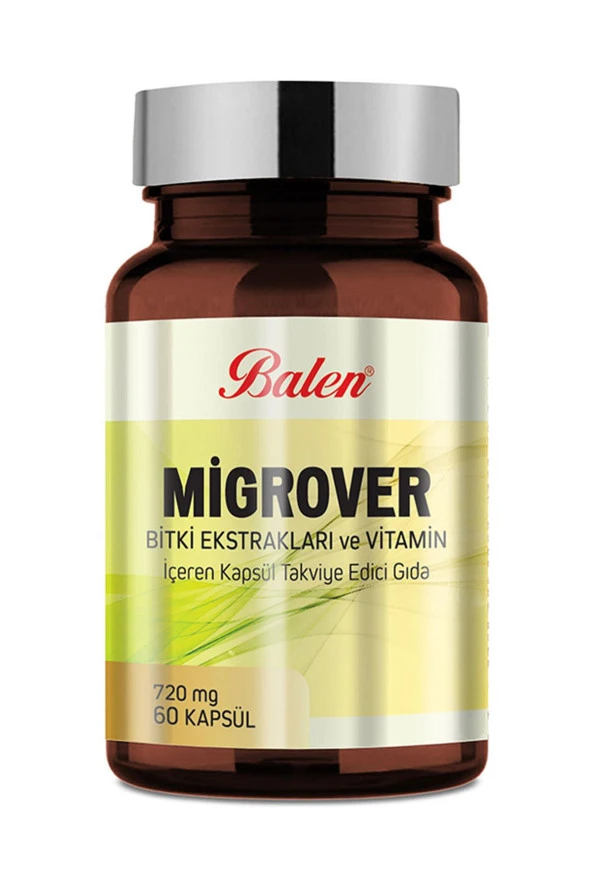 Balen Migrover Bitki Ekstraktları-Vitamin 60 Kapsül ürün görseli 1