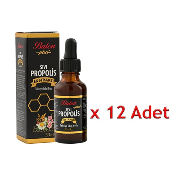 Balen Sıvı Propolis Ekstraktı 30 ml x 12 Adet ürün görseli 1