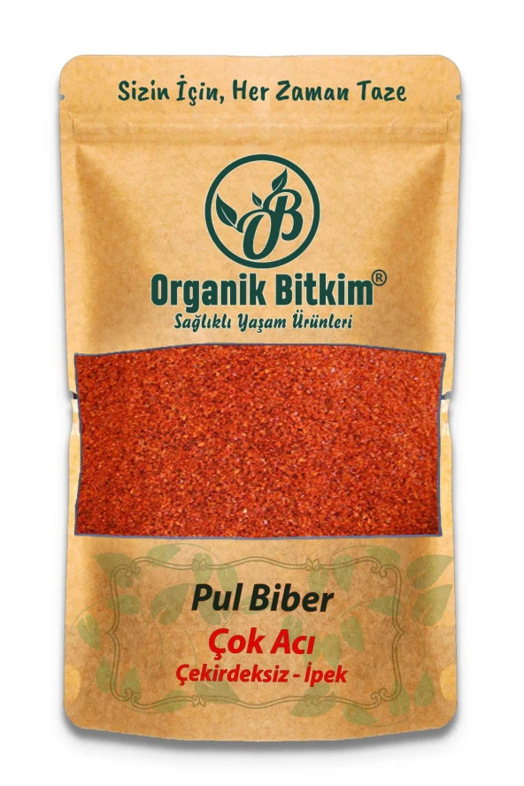 Organik Bitkim Pul Biber - Çok Acı 500 gr ürün görseli 1