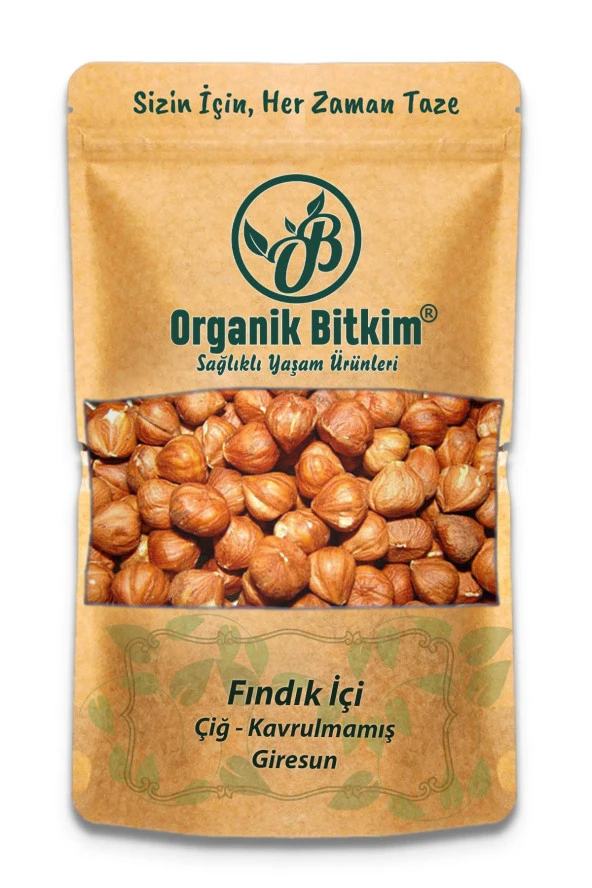 Organik Bitkim Çiğ Fındık İçi 250 gr ürün görseli 1