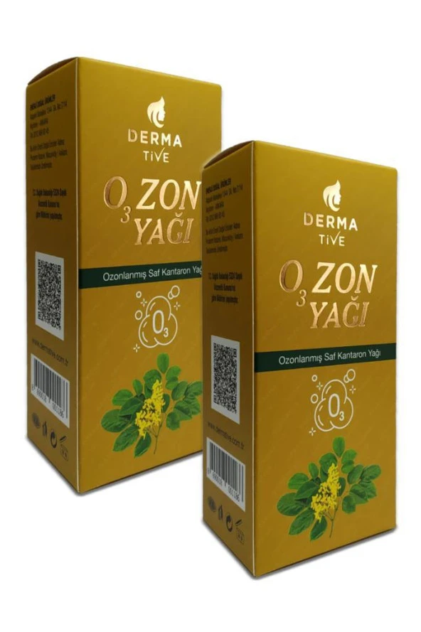 Derma Tive Ozonlanmış Saf Kantaron Yağı 2 x 50 ml ürün görseli 1