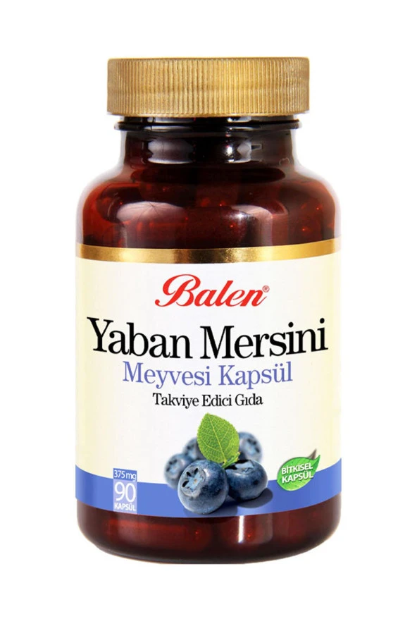 Balen Yaban Mersini Meyvesi 375 Mg 90 Kapsül ürün görseli 1