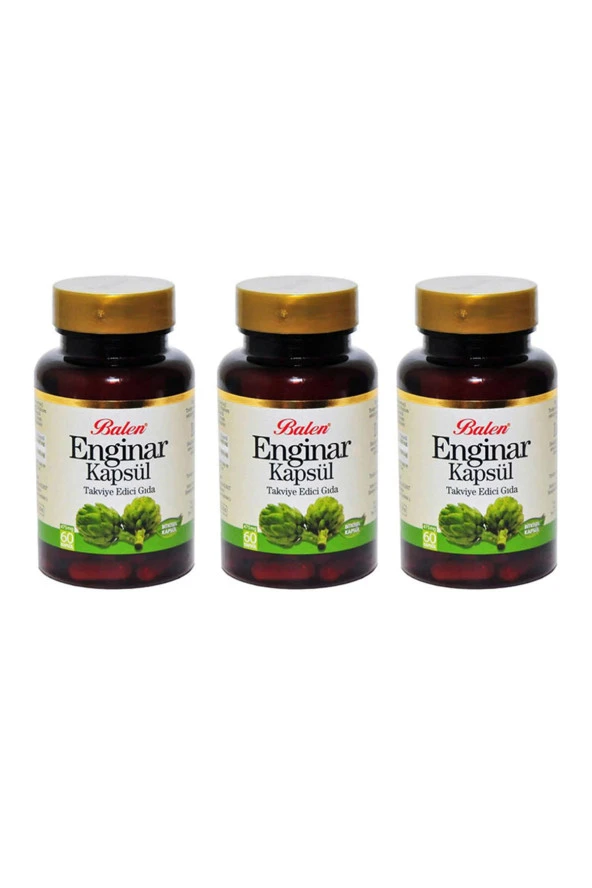 Balen Enginar Kapsül 475 mg 60 Kapsül x 3 Adet ürün görseli 1