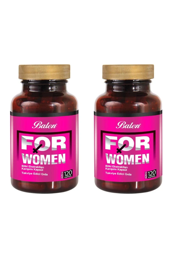 Balen For Women Bitki Karışımı 620 mg 120 Kapsül x 2 Adet ürün görseli 1